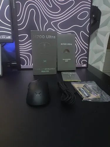 Mouse delux m700 ultra , sensor 3950 , novo na caixa