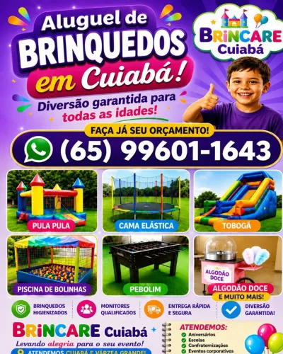 Aluguel de brinquedos Cuiabá
