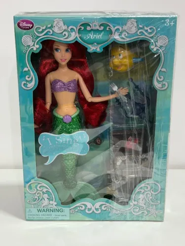 Ariel Deluxe Singing Disney Store A Pequena Sereia The Little Mermaid Canta Princesa