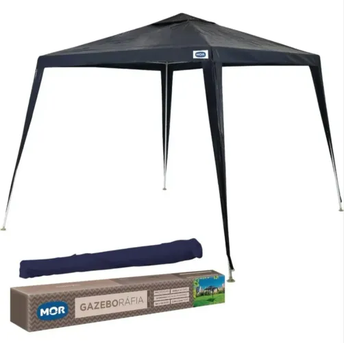 Gazebo MOR Azul usado uma vez