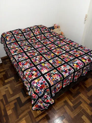 COLCHA DE CROCHÊ 