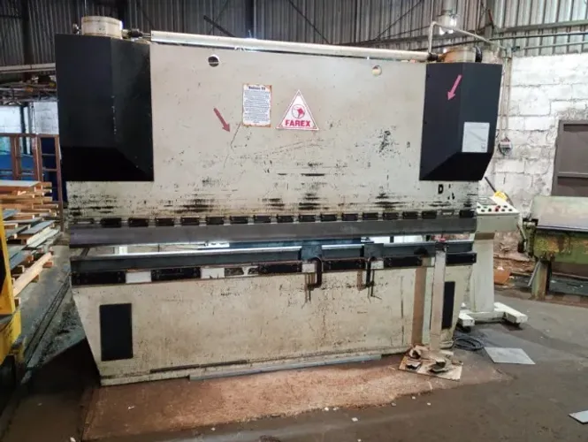 OPORTUNIDADE: Prensa Dobradeira Hidráulica FAREX 100 Ton x 3100mm (Usada)