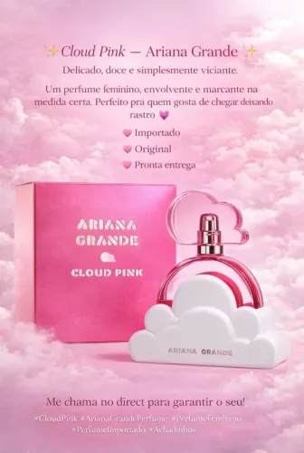 Perfume Cloud Pink Ariana Grande Original 100ml nunca usado na caixa original