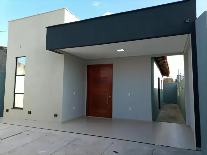 Casa nova moderna talmente construída do zero no Mocambinho com 3 quartos sendo 1 suíte fi
