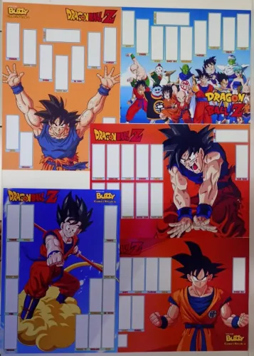 Álbuns Pôster Dragon Ball Z tatuagem Buzzy