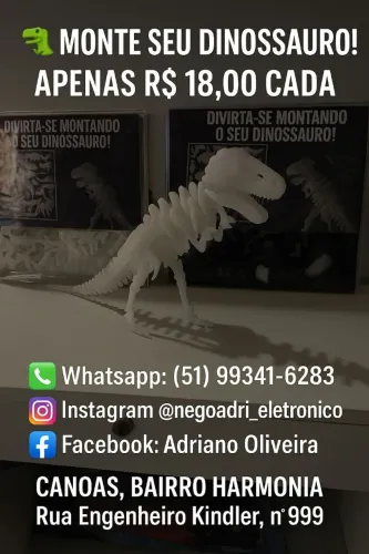 Diferentes modelos de produtos feitos por impressora 3D