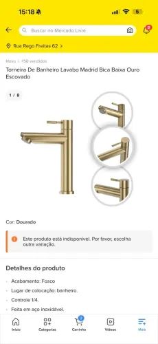 Torneira de lavabo