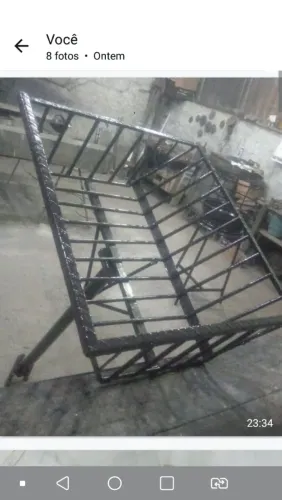 Lixeira forte atende 3 casa nova