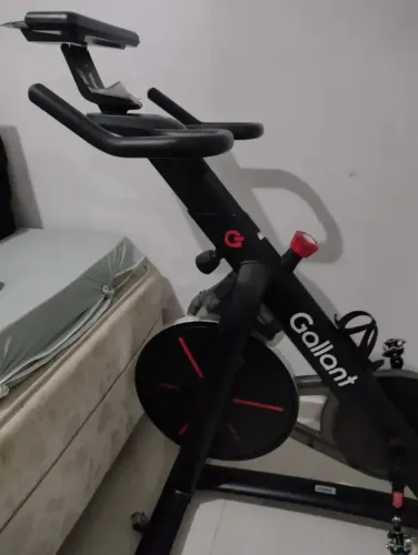Bicicleta Spinning Magnética Connect Max Gallant Preto Preto