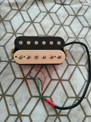 Captador humbucker zebra