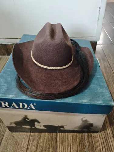 Chapéu Antigo Prada Legítimo Feltro 100% Lã Importado Raro!! (Usado)
