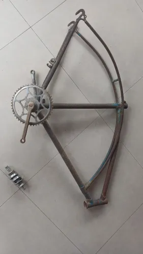 Quadro bicicleta antiga 