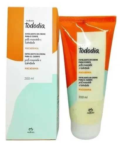 Natura Tododia Esfoliante em Creme para o Corpo Macadâmia 200ml