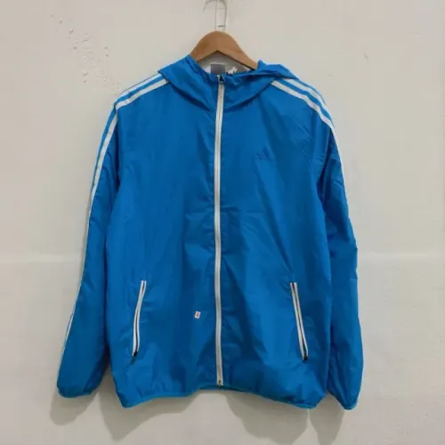 Jaqueta Adidas Corta Vento, Azul, Tamanho M - Usado