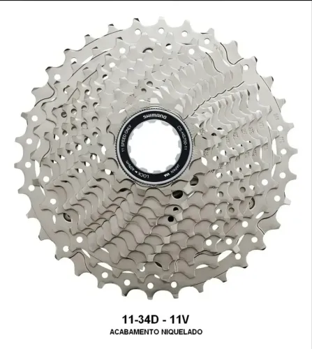 Cassete Shimano 105, 11 velocidades - 11/34 speed - seminovo!