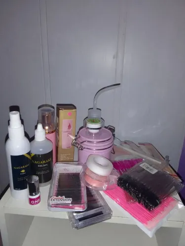 Kit extensão de cílios profissional completo