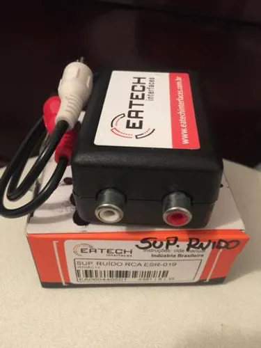 Filtro de ruído com rca novo na embalagem garantia instalado