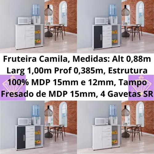 Fruteira Camila 4G1P2C SR
