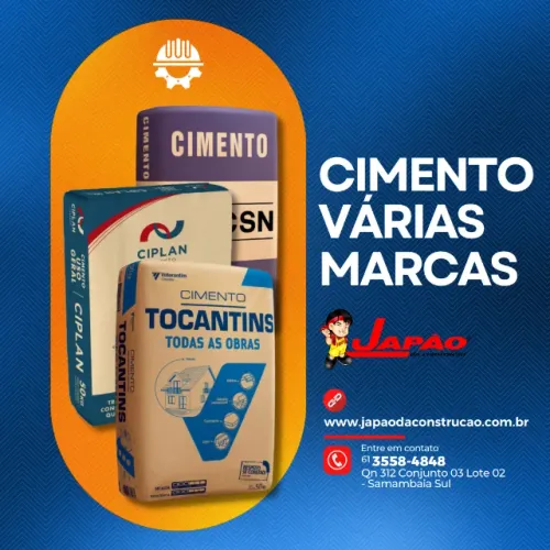 Cimento Várias Marcas Super Oferta Faça Seu Orçamento no Whatsapp