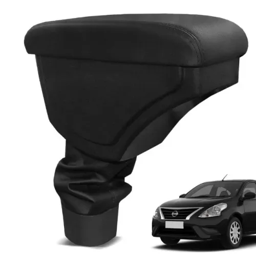 Apoio de Braço Nissan Versa 2021 - Preto C/ Linha Preta - N500754