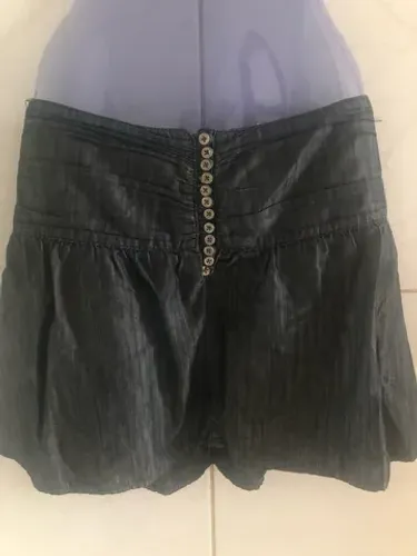 Saia jeans cinza escuro (numero 40)