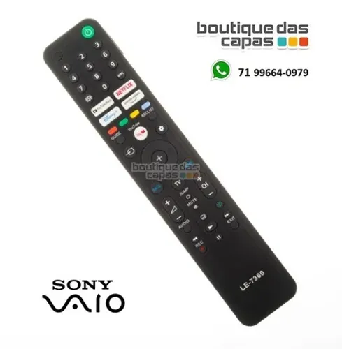 Controle remoto para tv smart lcd sony - Netflix disney youtube prime video ( universal )
