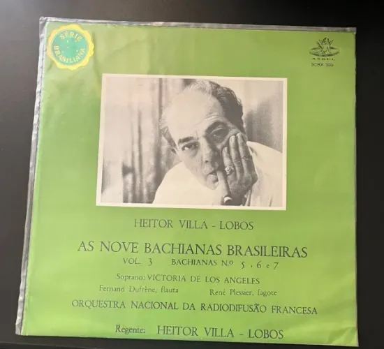 Lp Heitor Villa-Lobos - As Nove Bachianas Brasileiras Volume 3 Bachianas 5, 6 e 7