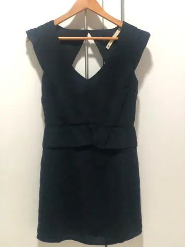 Vestido crepe/seda