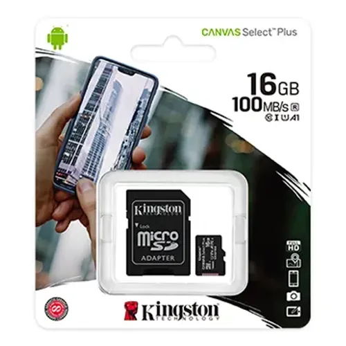 Cartão de memória microSD Kingston Canvas Select Plus 16GB + entrega em Salvador