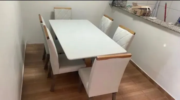mesa de jantar 6 lugares berlim