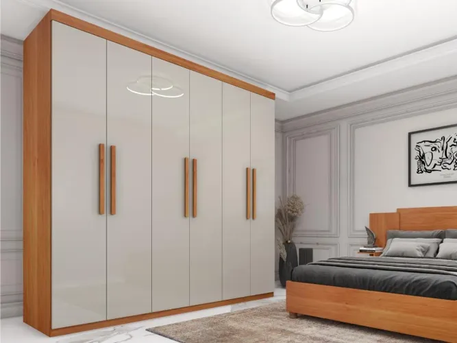 Guarda-Roupa Suécia 6 portas e 4 gavetas 100%MDF l765