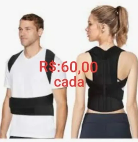 Cinta corretor de Postura com 2 haster de plástico unissex nova 
