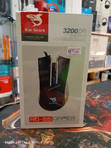Mouse Gamer Rg-55 3200 Dpi