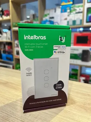 Interruptor Smart Wi-fi Touch 3 Teclas Branco EWS1003 - Loja Física