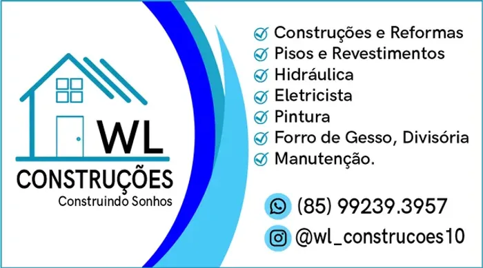 Pedreiro, gesseiro, eletricista, bombeiro hidráulico,pintor.....