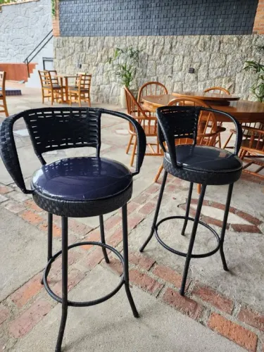 8 Banquetes com braços, impermeável e com acento confortável