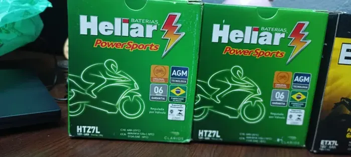 Bateria Moto 6ah Heliar HTZ7