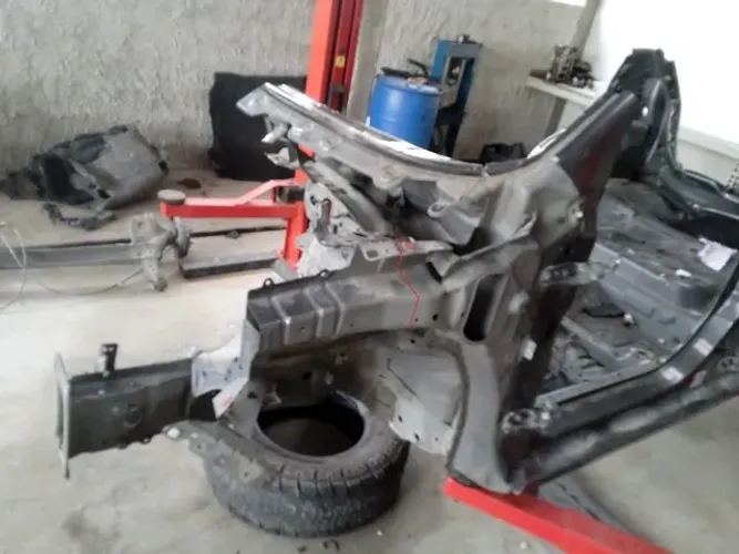 Caixa Roda longarina Esq. Cortado Amortecedor Ford Ka 2019 20 