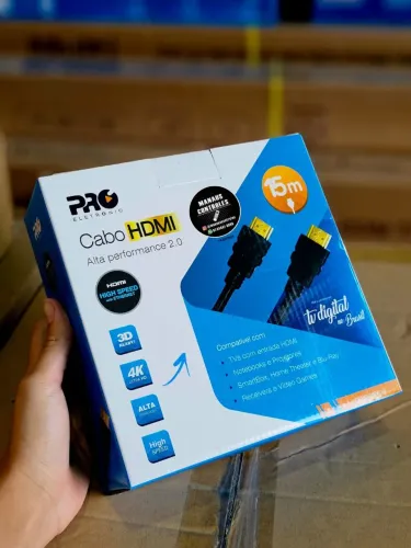 Cabo HDMI 15 metros 4k ultra hd