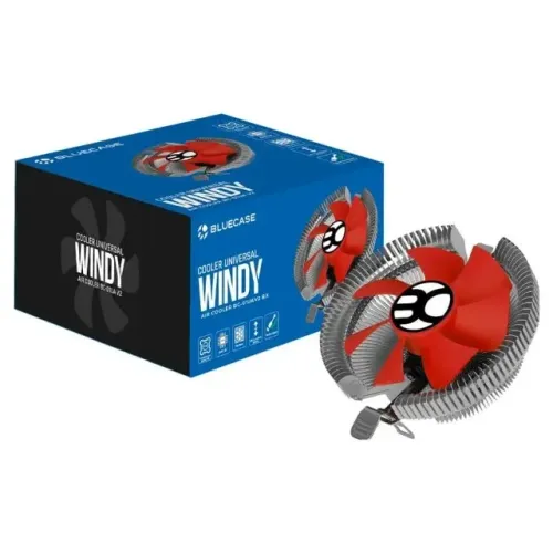 Cooler Para Processador Universal Intel E Amd Aluminio 110mm Windy Bc-01uav2bx Bluecase