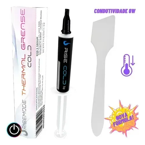 Pasta térmica Rise mode Cold 5 gramas 8w.