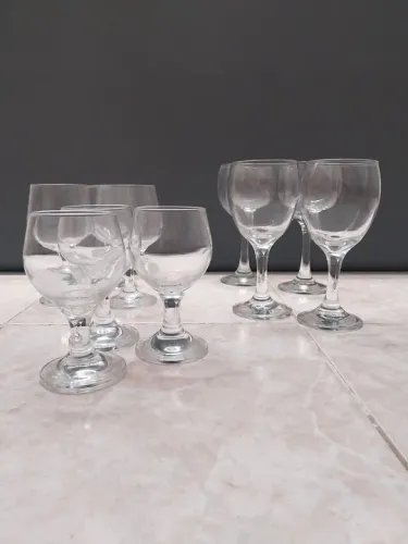 Jogo de Taças de Vidro para Vinho branco, tinto,rosê e água 