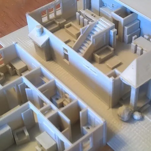 Maquetes impressas em 3D para construtoras ou arquitetura