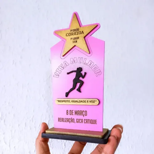 Troféu Corrida Personalizado