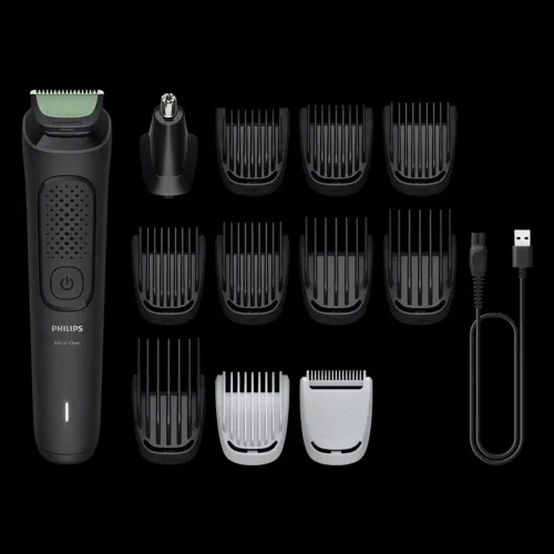 Aparador e barbeador Multigroom Philips Mg3921/15 12 acessórios 