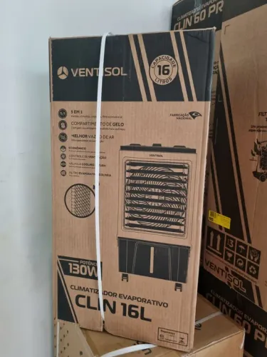 Climatizador Evaporativo Ventisol Clin 16L 130W - Novo