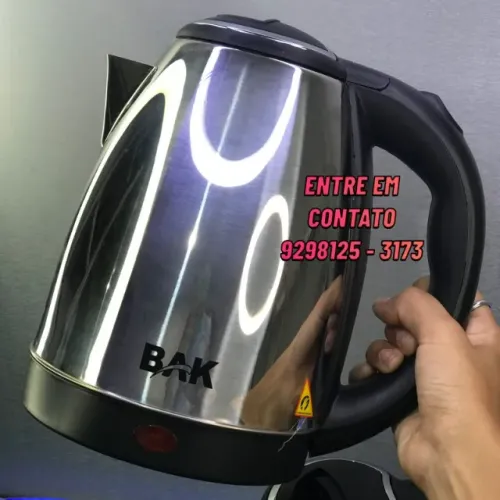 Chaleira Eletrica Inox 1,7l