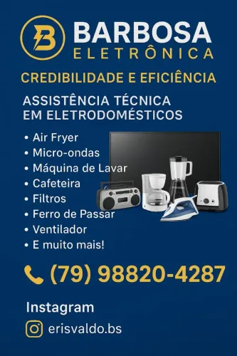 Conserto de micro-ondas, máquina de lavar, ventilador, air fryer e outros eletrodomésticos