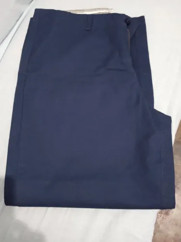 Calça social azul marinho
