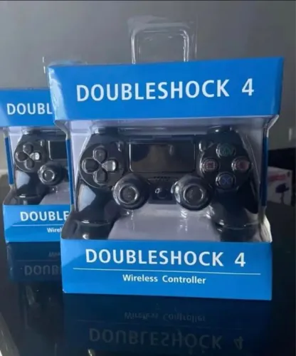 Controle ps4 Doubleshock 4 sem fio funciona em pc e tv com sistema xbox novos com garantia